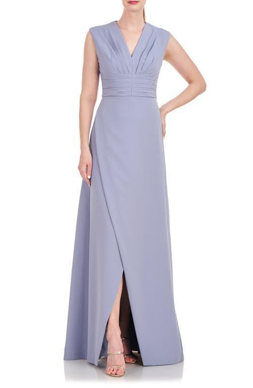 Womens Melora Crepe V-Neck Gown Product Image
