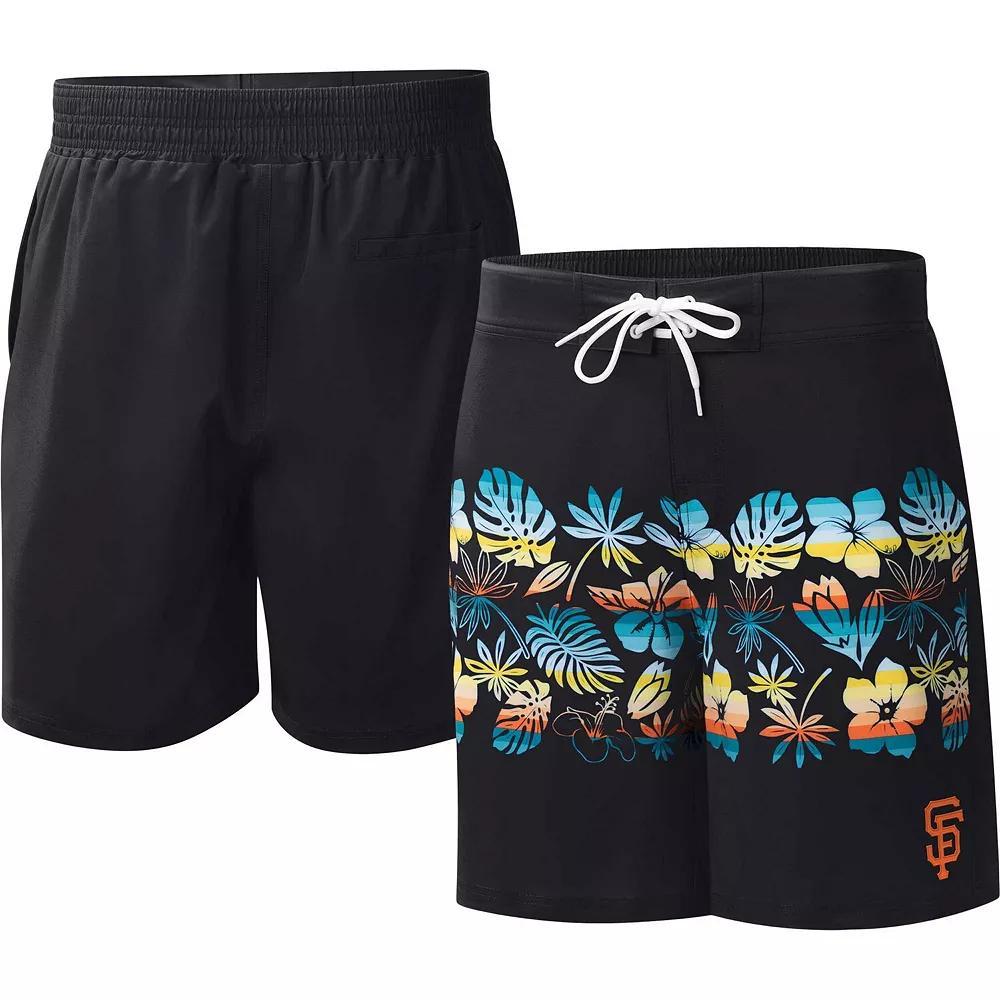 Men's G-III Sports by Carl Banks Black San Francisco Giants Breeze Volley Swim Shorts, Size: Small Product Image