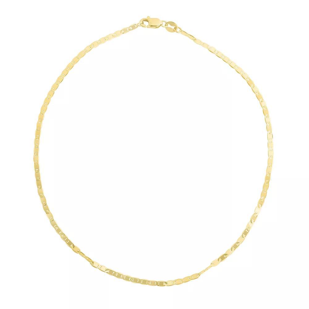 10k Gold Mariner Bracelet, Women's, Size: 7" Product Image