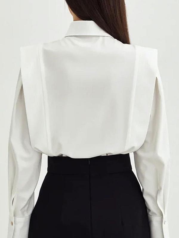 Solid Loose Long Sleeves Shirts Product Image