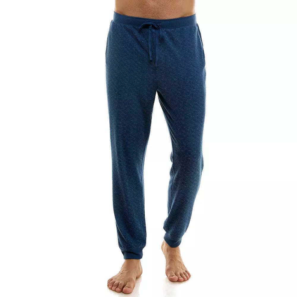 Men's Sonoma Goods For Life® Supersoft Waffle Banded Bottom Pajama Pants, Size: Large, Light Grey Product Image