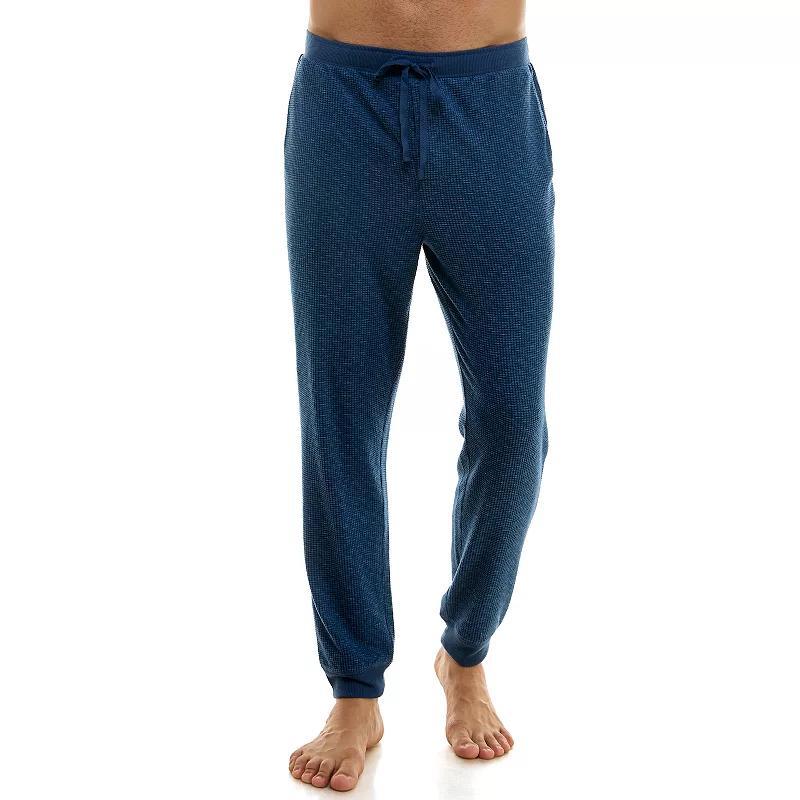 Men's Sonoma Goods For Life® Supersoft Waffle Banded Bottom Pajama Pants, Size: Large, Light Grey Product Image