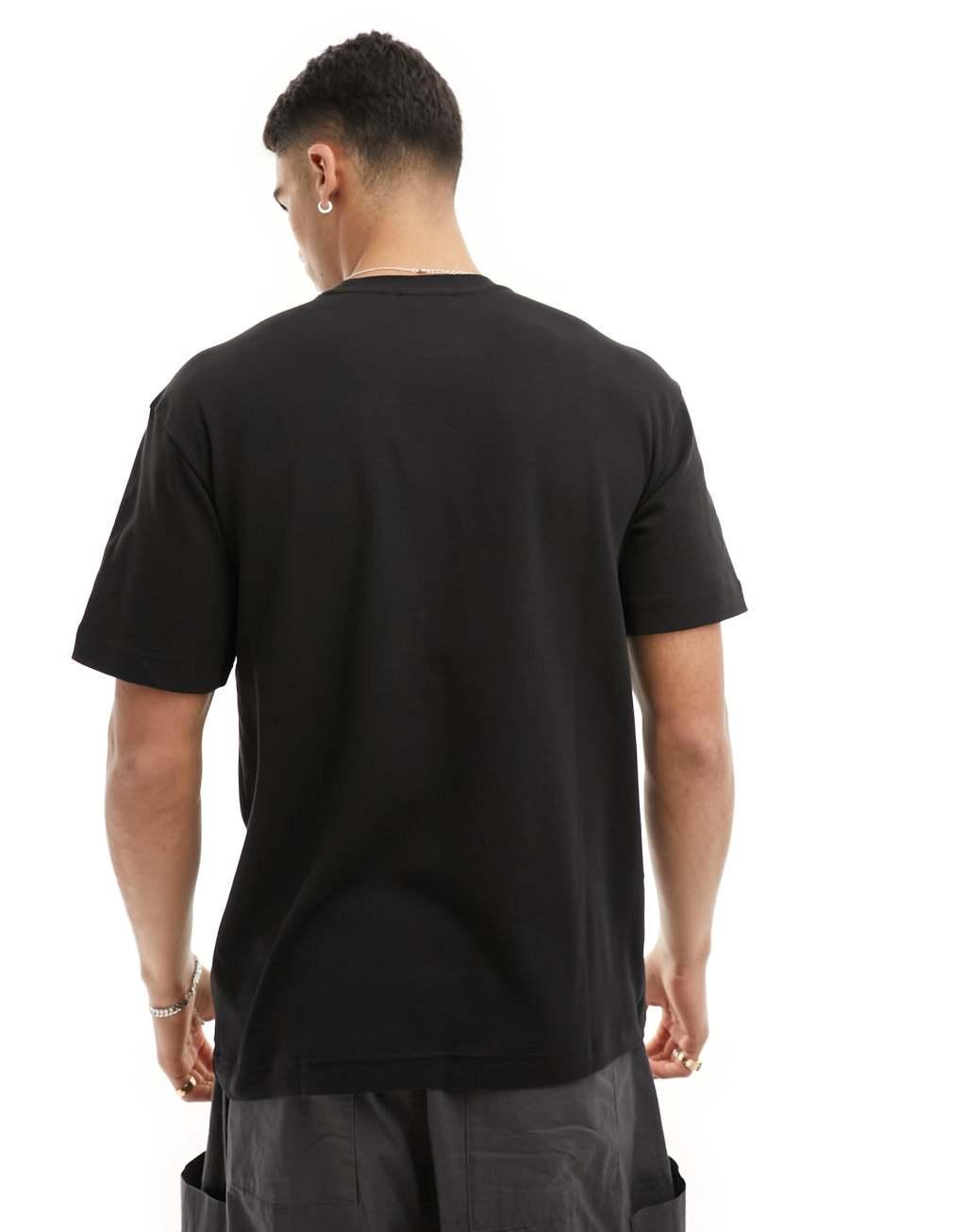 Calvin Klein nano logo t-shirt in black Product Image