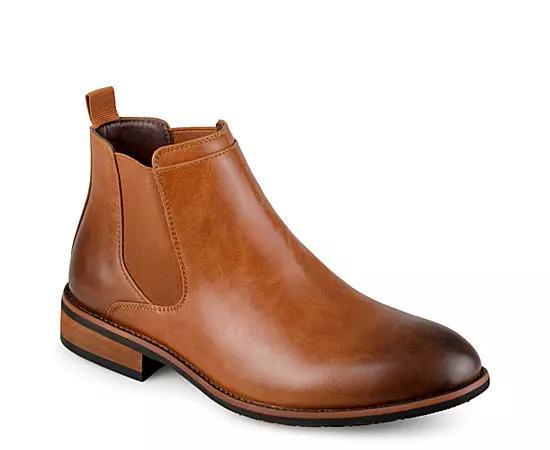 VANCE Landon Mens Chelsea Boots Brown Product Image