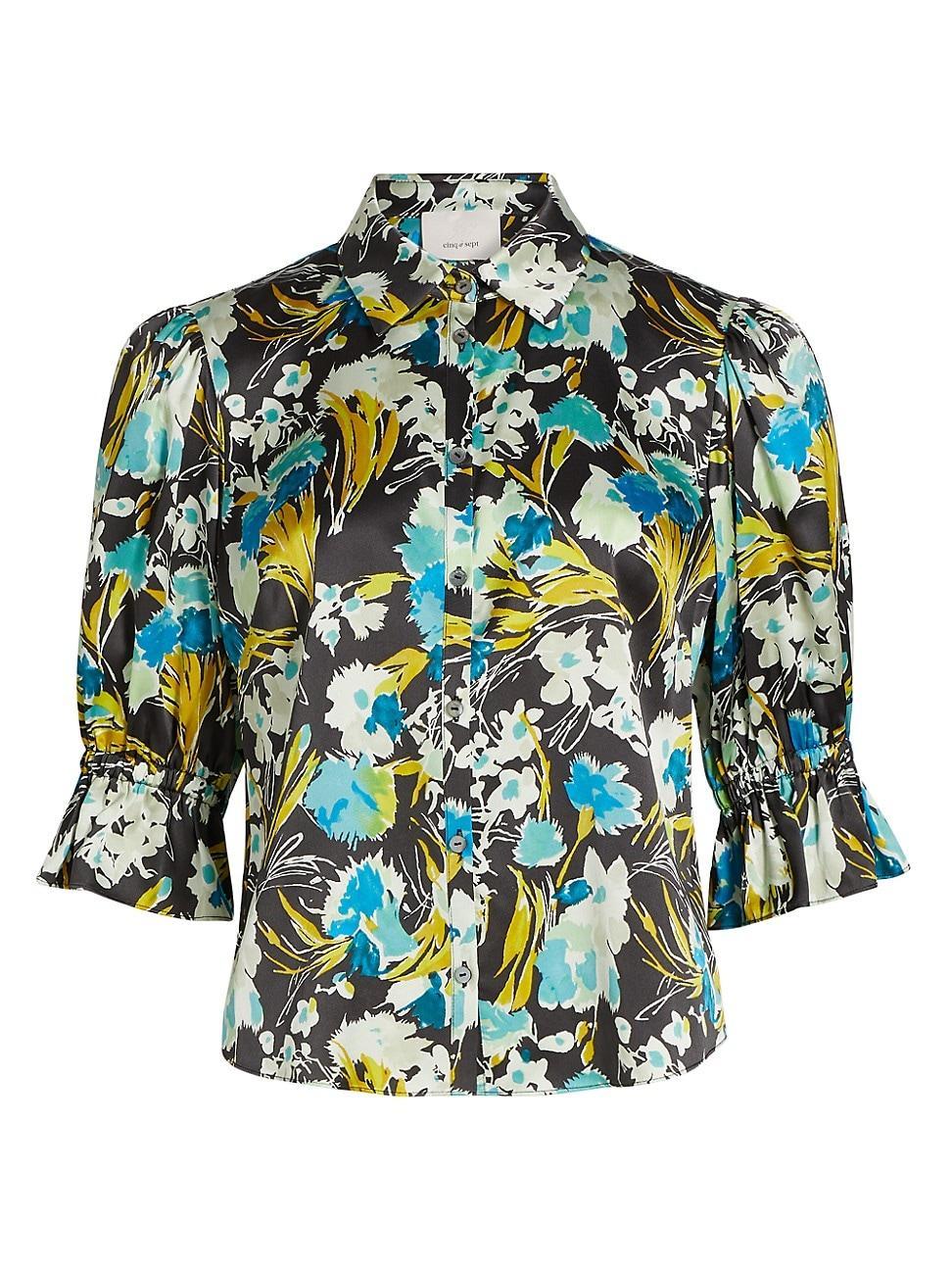 Womens Fiona Tossed Floral Top Product Image