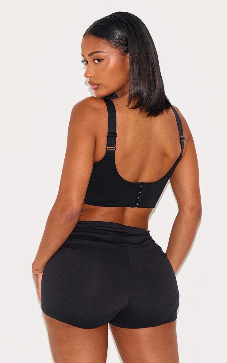  Shape Black Active Underbust Support Strap Padded Sports Bra Product Image