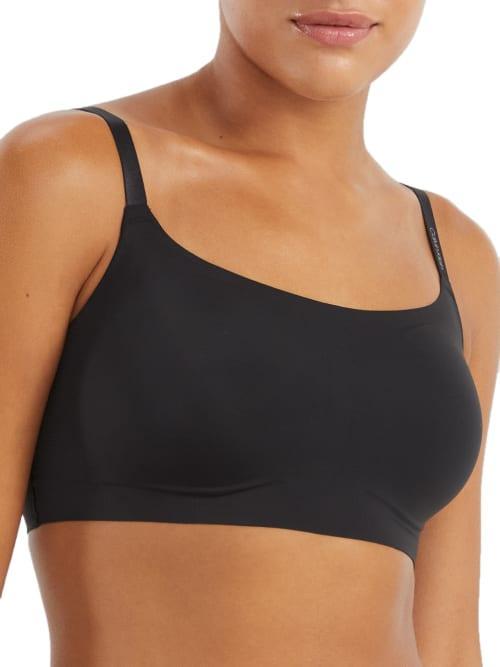 Calvin Klein Invisibles Comfort Lightly Lined Retro Bralette QF4783, Women's, Size: XL, Light Brown Product Image