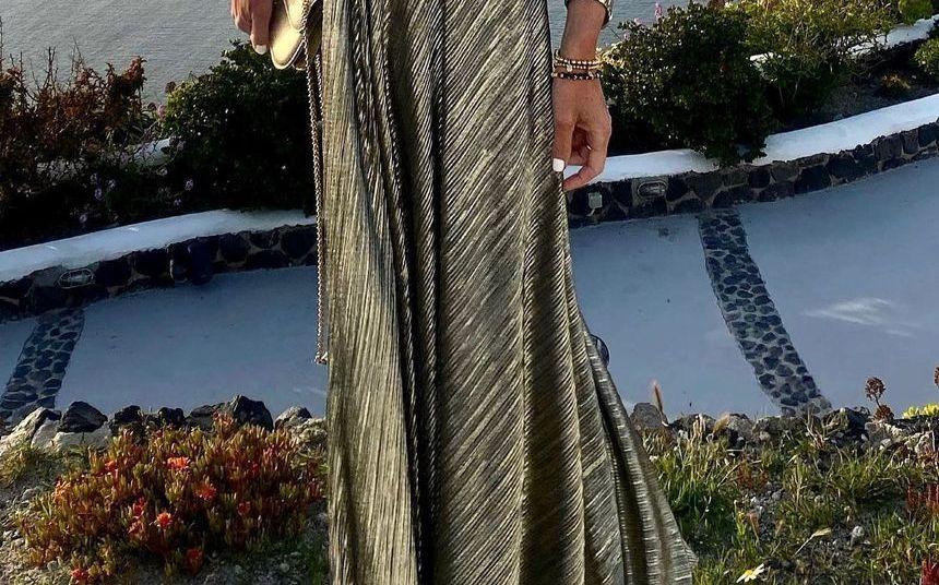 Strapless Cutout Knot Max Evening Dress Product Image