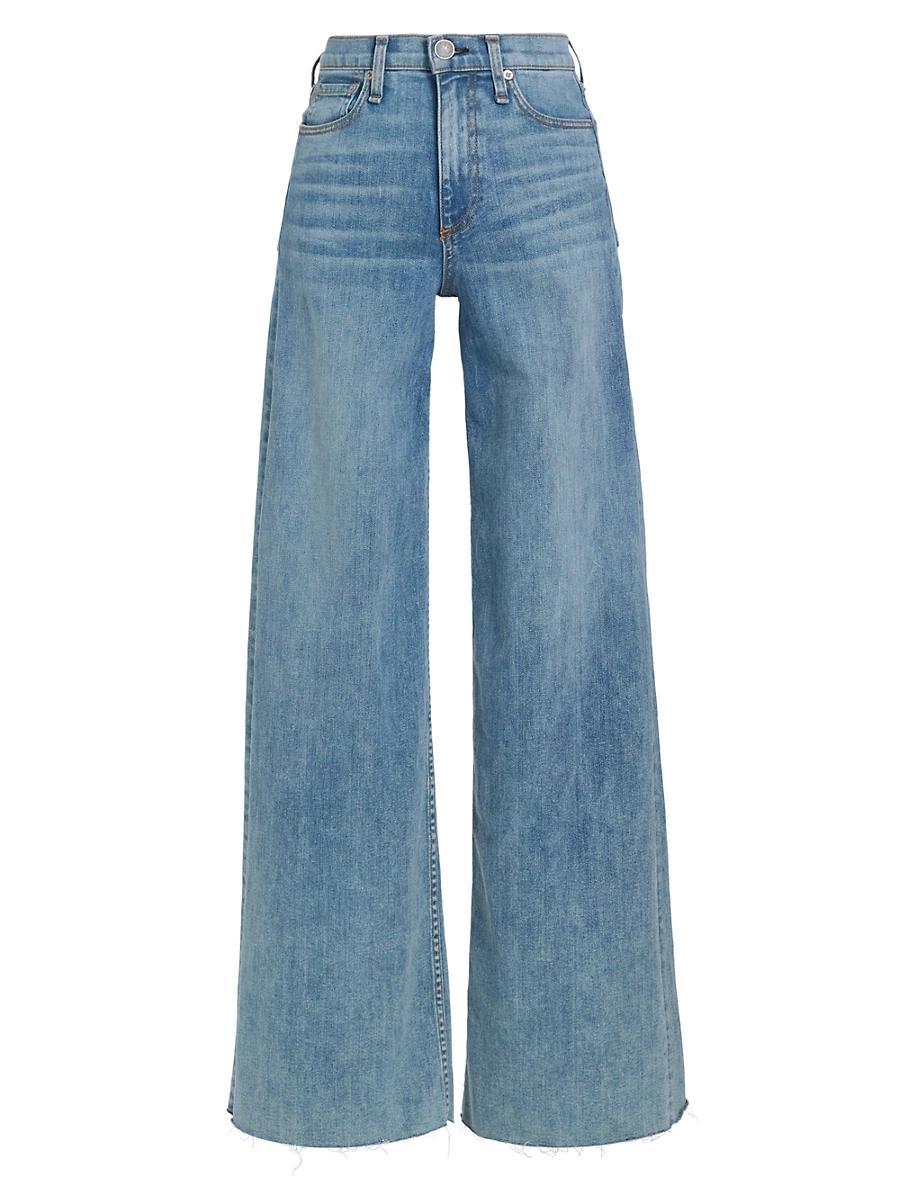 rag and bone Sofie Wide Leg High Stretch Jeans in Whitney Product Image