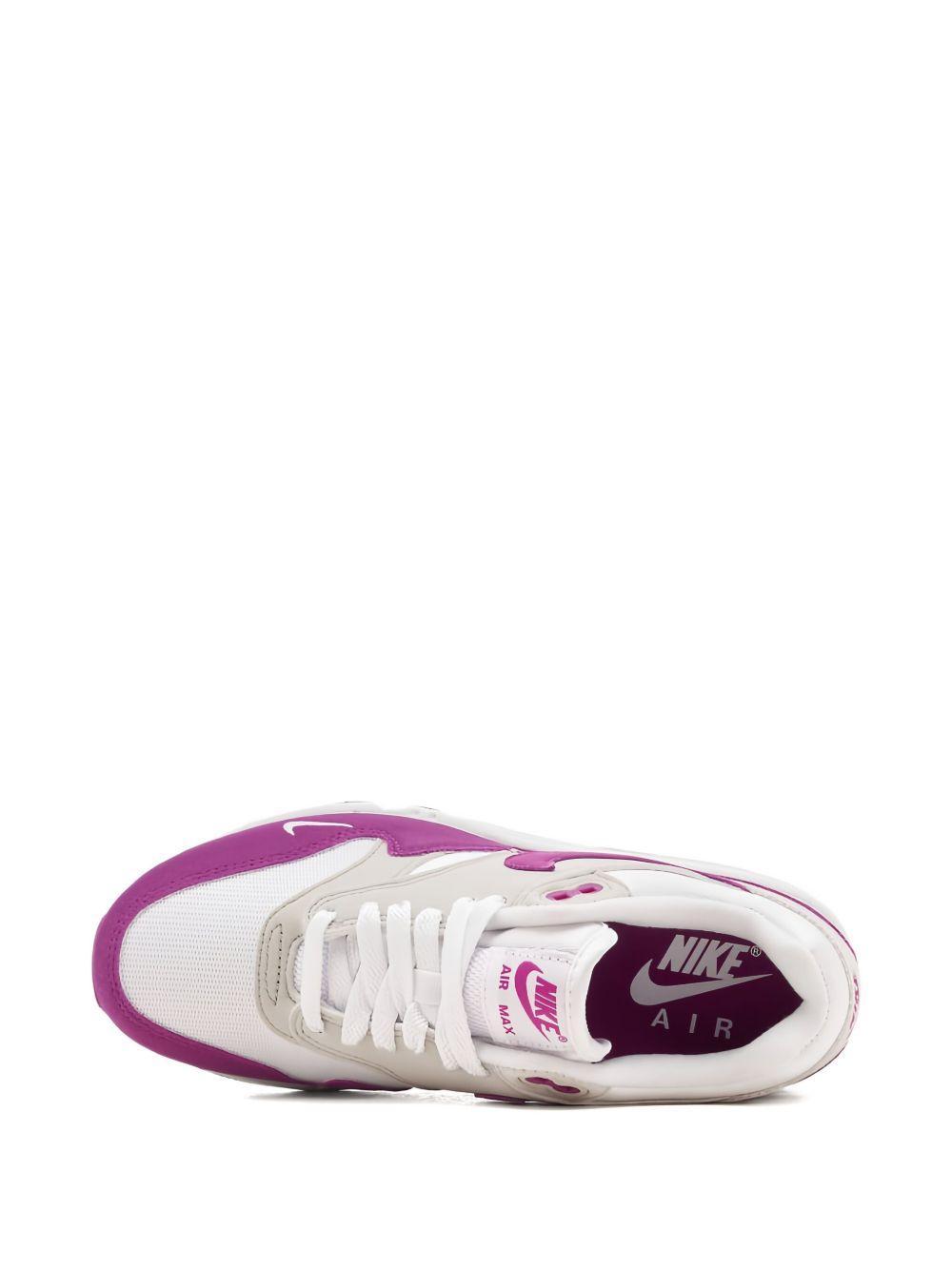 Air Max 1 &apos;87 "White/Bold Berry/Neutral Grey/Black" sneakers Product Image