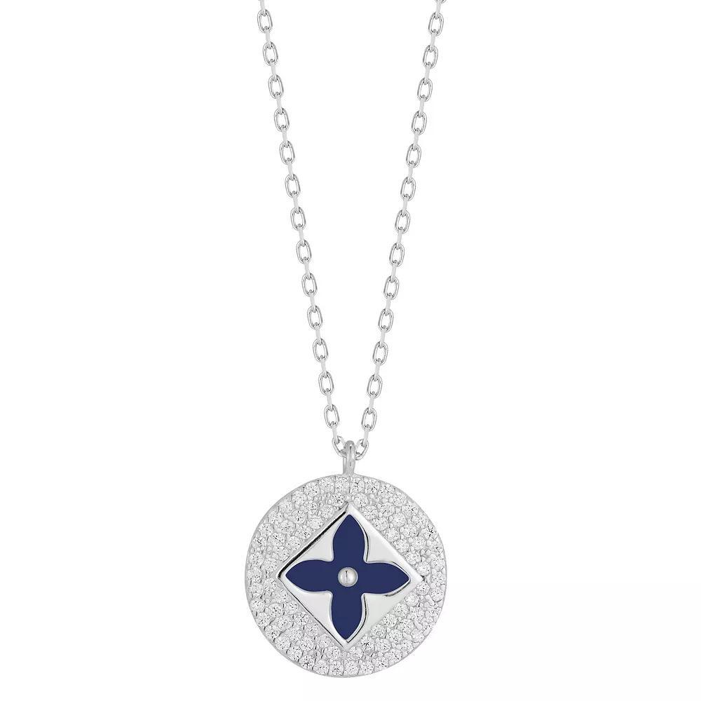 City Luxe Cubic Zirconia & Beaded Chain Zodiac Pendant Necklace, Women's, Gold Tone Gemini Product Image