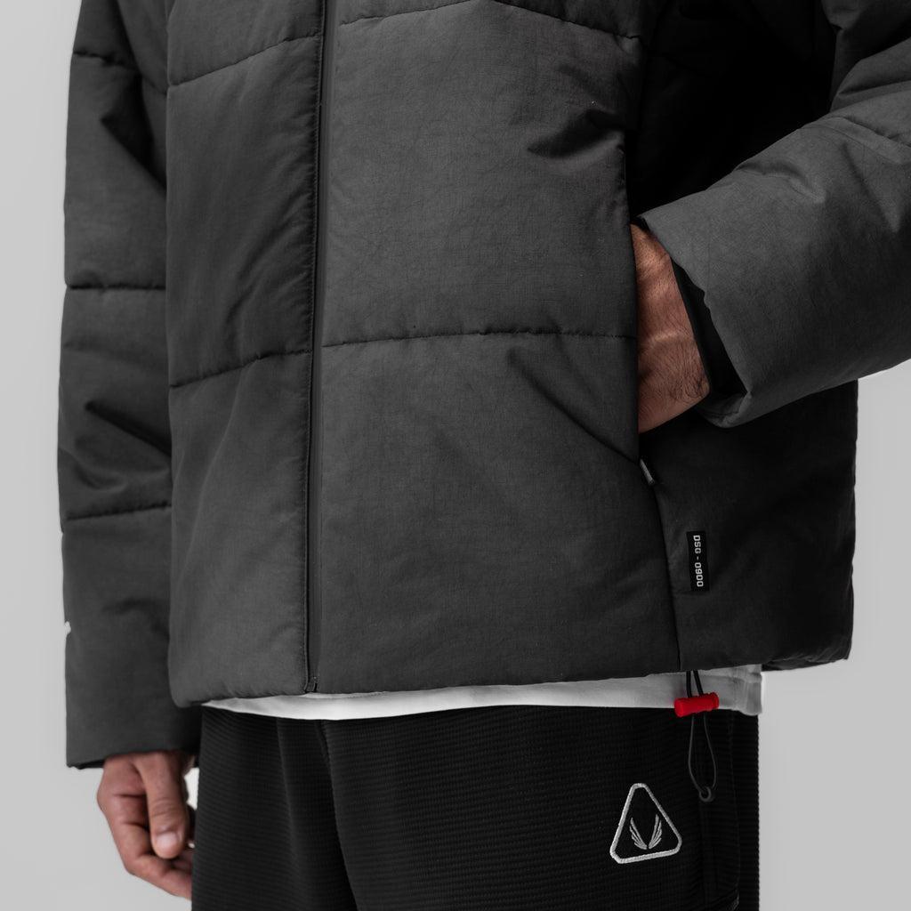 0900. PrimaLoft® Weather-Ready Puffer Jacket - Black "Wave Dye" Product Image