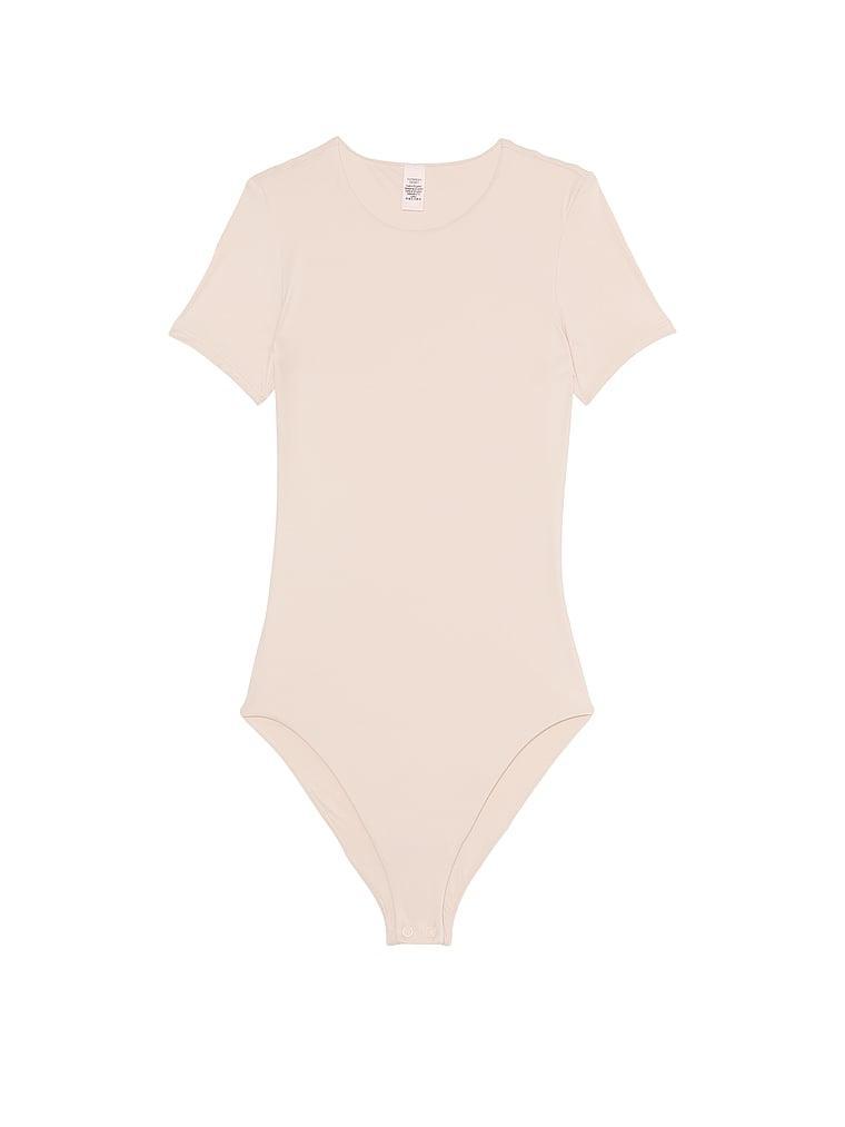 BODYWEAR by Victoria with FeatherSoft™ Innovation Short-Sleeve Bodysuit Product Image