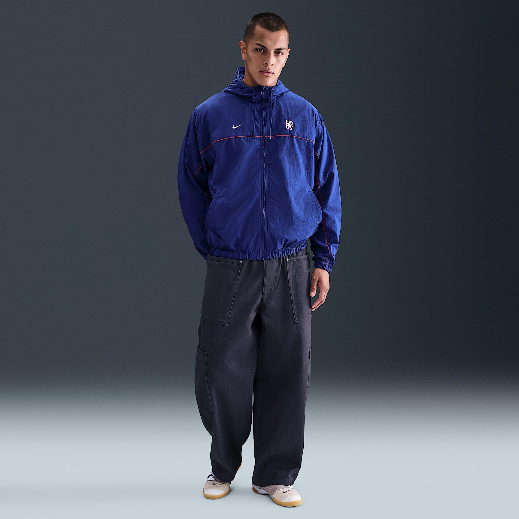 Chelsea FC Club Men's Nike Soccer Hooded Jacket Product Image