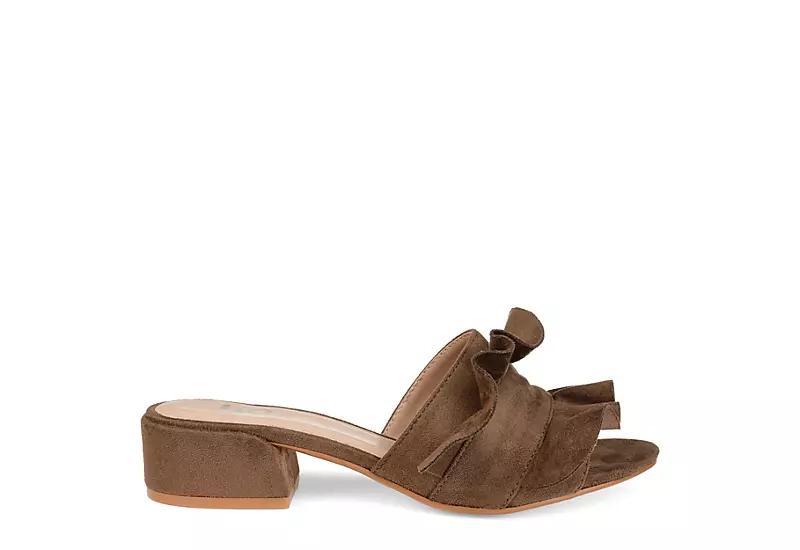 Journee Sabica Womens Mules Brown Product Image