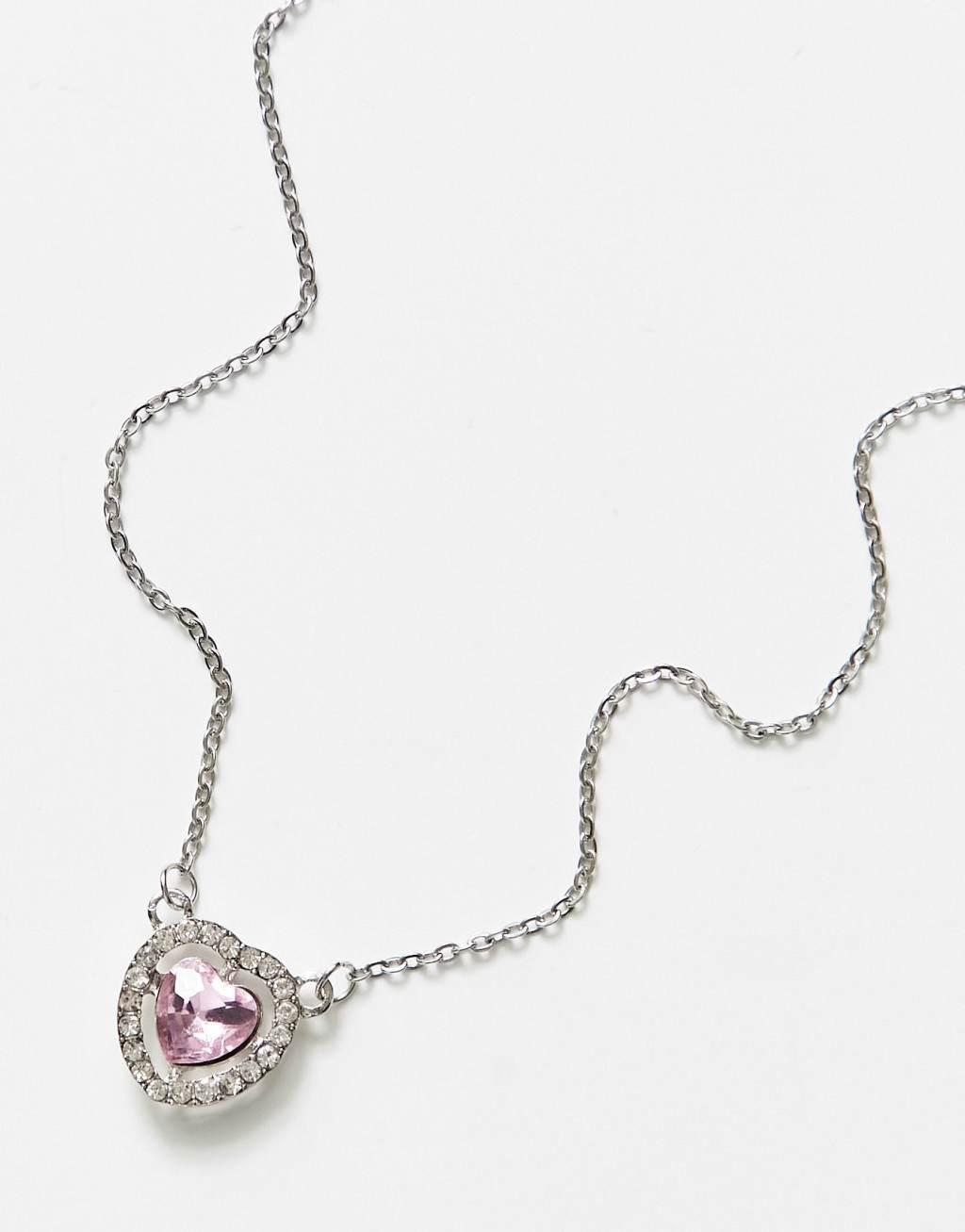 Image Gang Sweetheart stainless steel belly chain with embellished heart pendant Product Image
