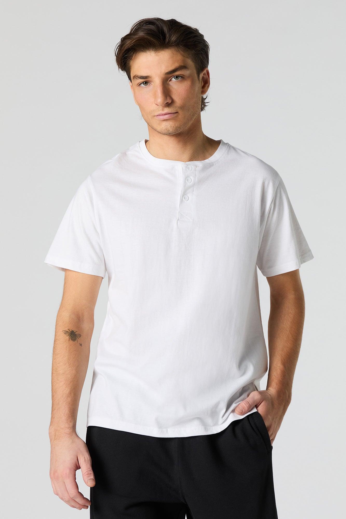 Everyday Henley Top Male Product Image