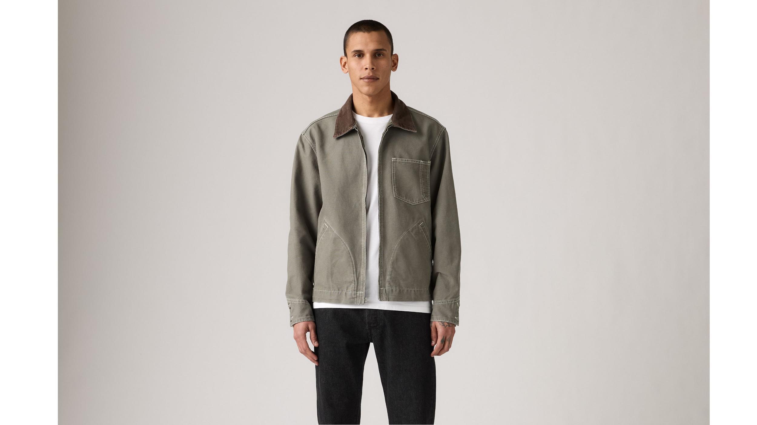 Full-Zip Mechanic Trucker Jacket Product Image