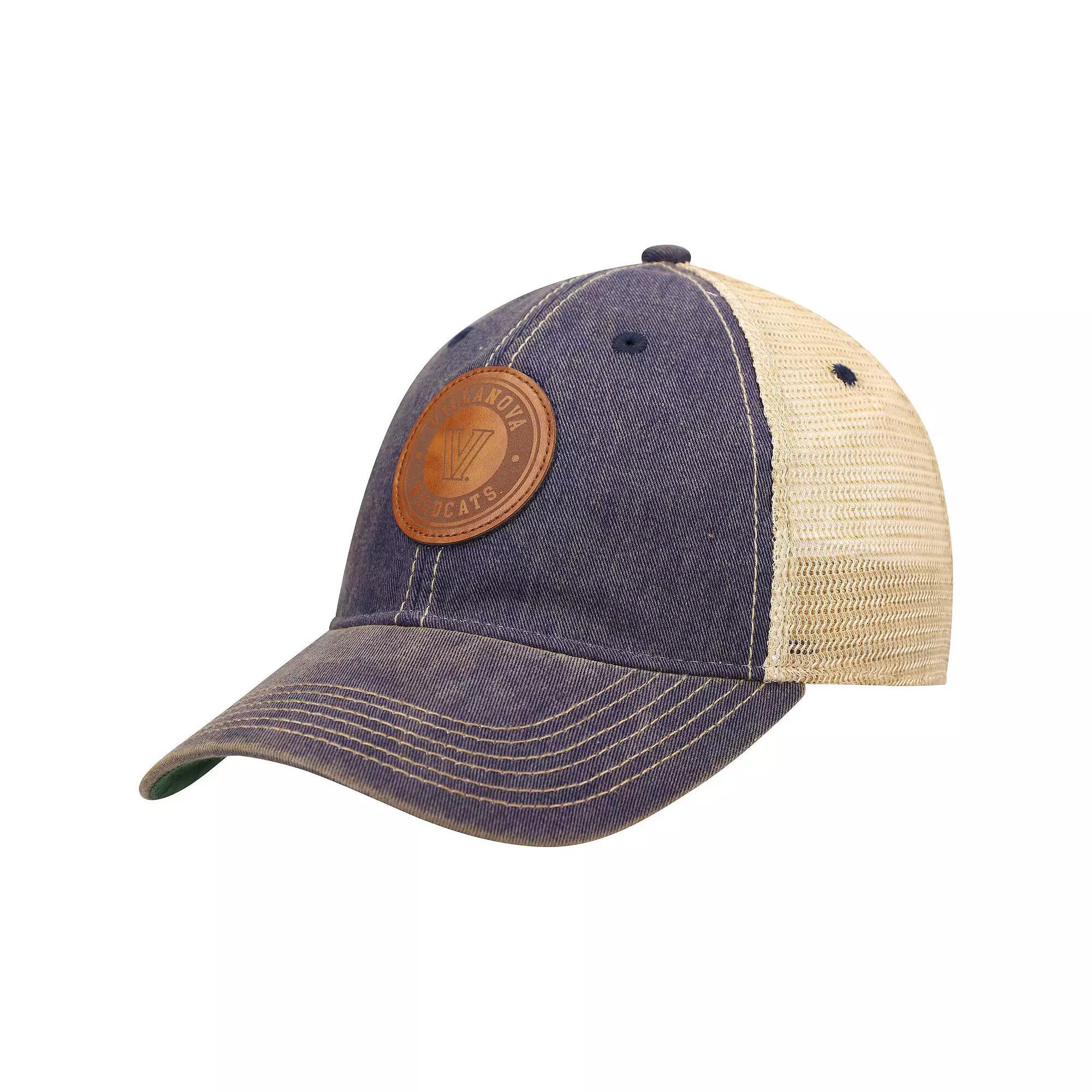 Mens Villanova Wildcats Target Old Favorite Trucker Snapback Hat, Blue Product Image