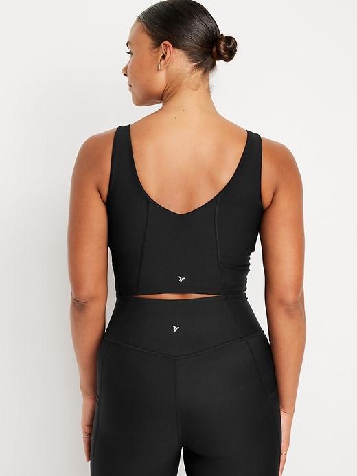 Light Support PowerSoft Ribbed Longline Sports Bra Product Image