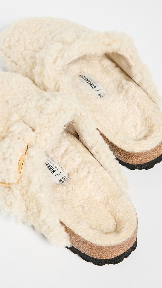 Birkenstock Boston Big Buckle Teddy Clogs | Shopbop Product Image