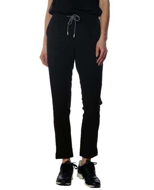 Members Only Reus Open Bottom Scrub Pants For Tall Women in Black at Nordstrom, Size Small Tall Product Image