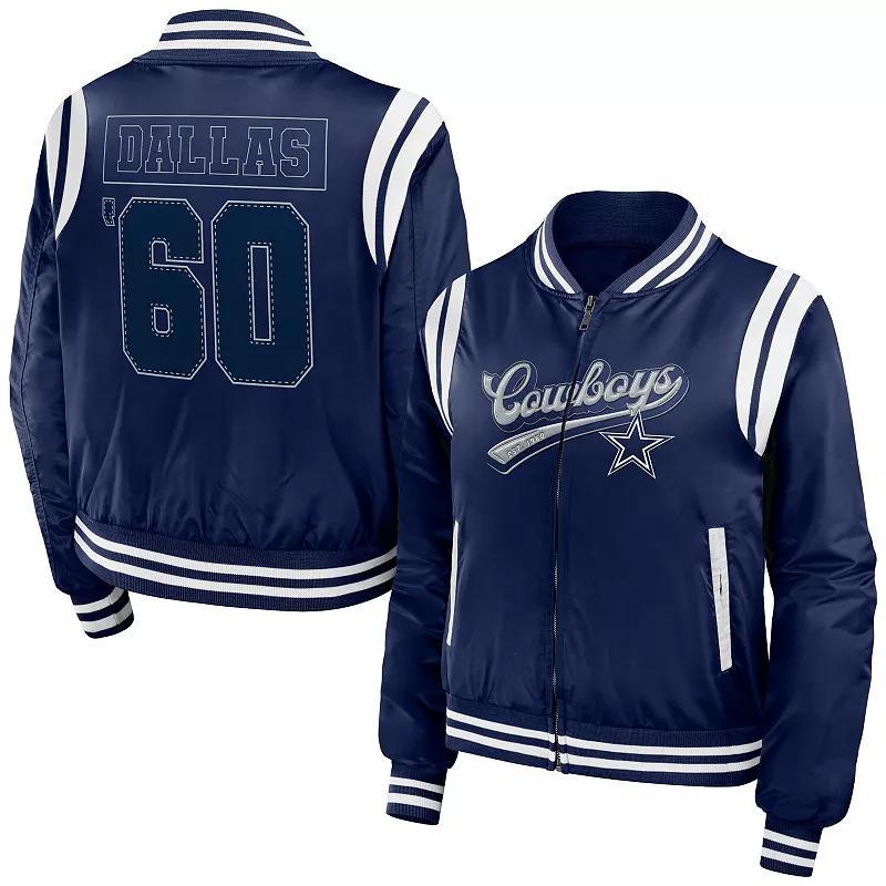 Womens WEAR by Erin Andrews Burgundy Washington Commanders Bomber Full-Zip Jacket Product Image