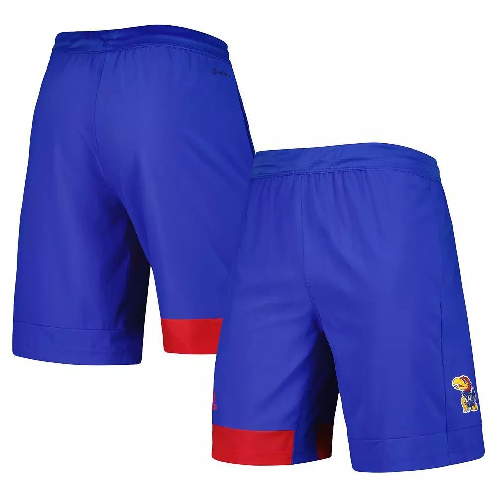 Mens adidas Royal Kansas Jayhawks Training Shorts Product Image