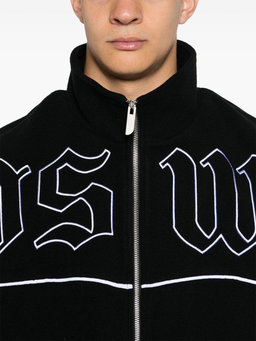 embroidered-logo jacket Product Image