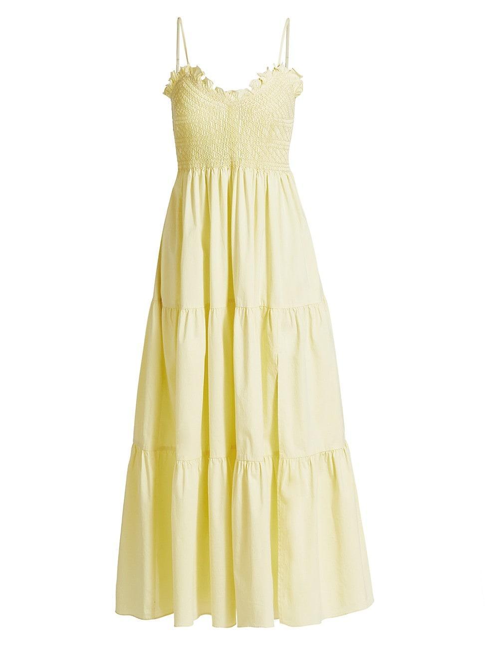 Womens Seraphine Ruffle-Trimmed Maxi Dress Product Image