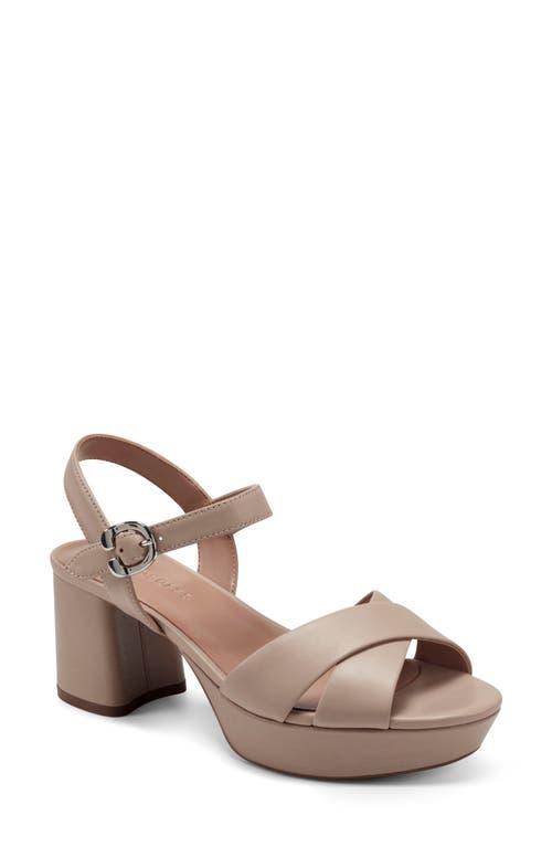 Aerosoles Cosmos Womens Suede Platform Sandals Product Image