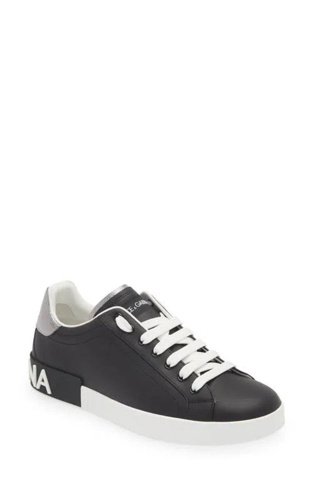 Mens Portofino Leather Low-Top Sneakers Product Image