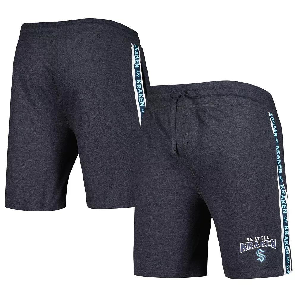 Men's Concepts Sport  Charcoal Seattle Kraken Team Stripe Shorts, Size: Large, Krk Charco Product Image