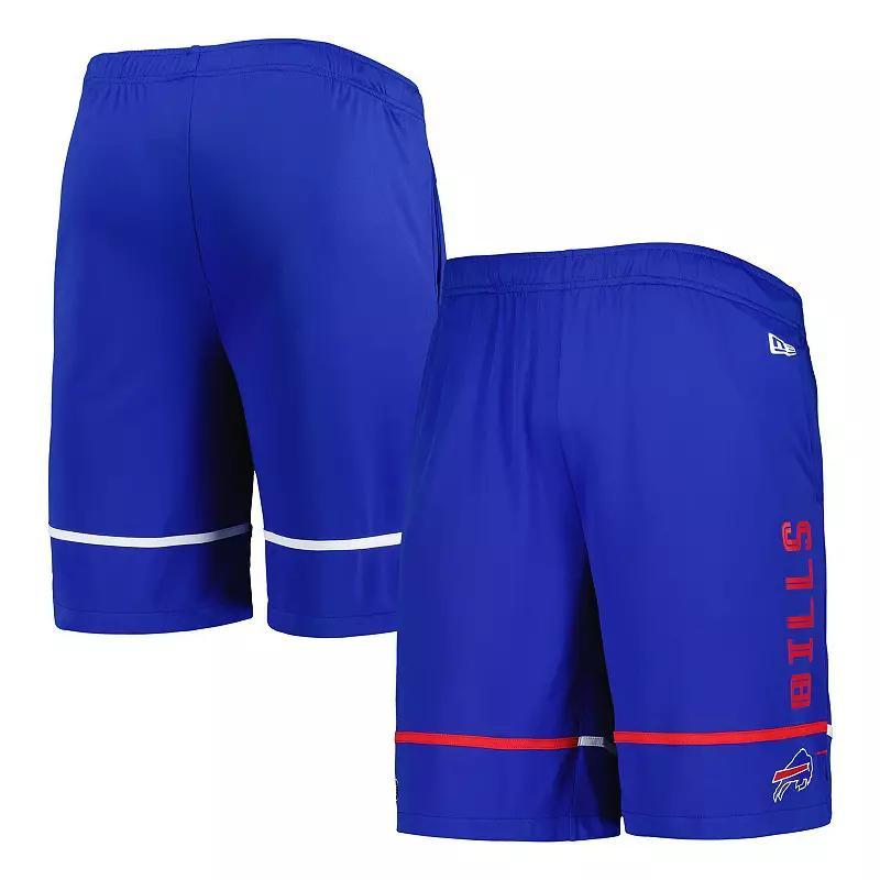 Men's New Era Royal Buffalo Bills Combine Authentic Rusher Training Shorts, Size: 2XL, Blue Product Image