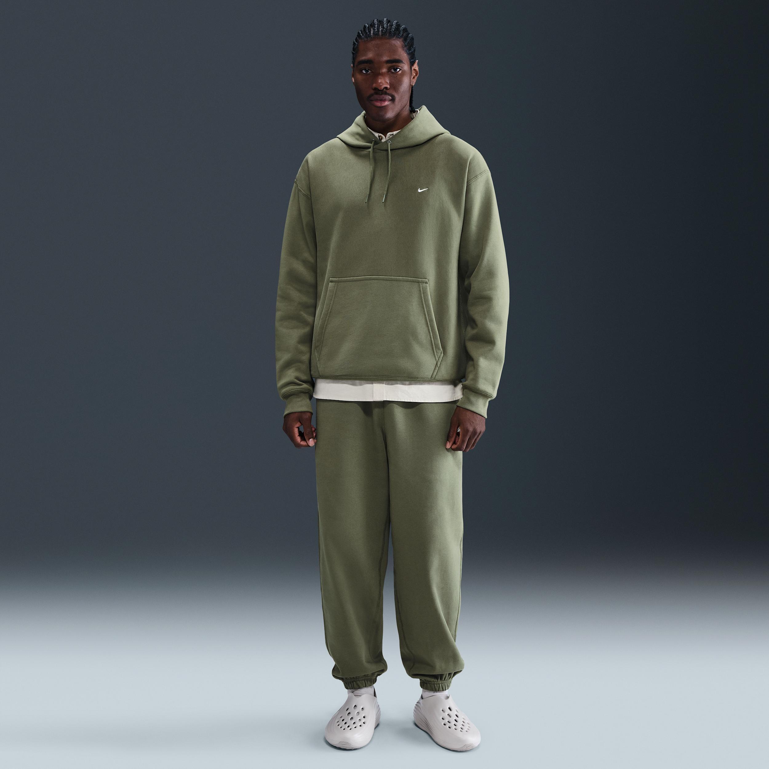 Nike Men's Solo Swoosh Cuffed Fleece Pants Product Image