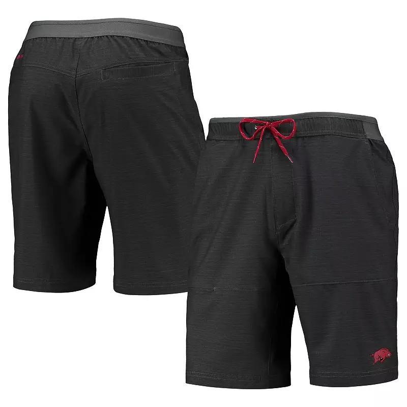 Men's Columbia Charcoal Arkansas Razorbacks Twisted Creek Omni-Shield Shorts, Size: Small Product Image