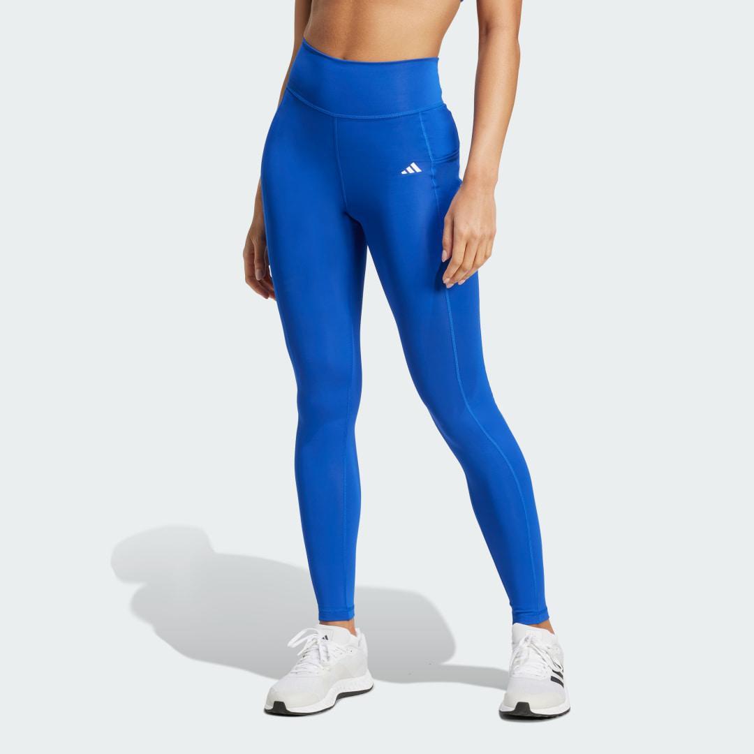 adidas Optime Full Length Leggings Preloved Violet M Womens Product Image