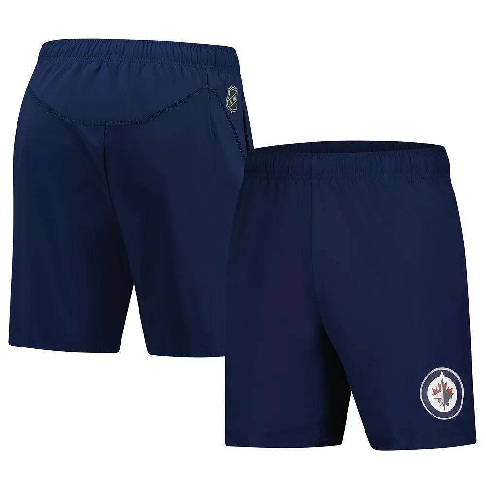 Men's Fanatics  Navy Winnipeg Jets Tech Training Shorts, Size: Medium, Jts Blue Product Image