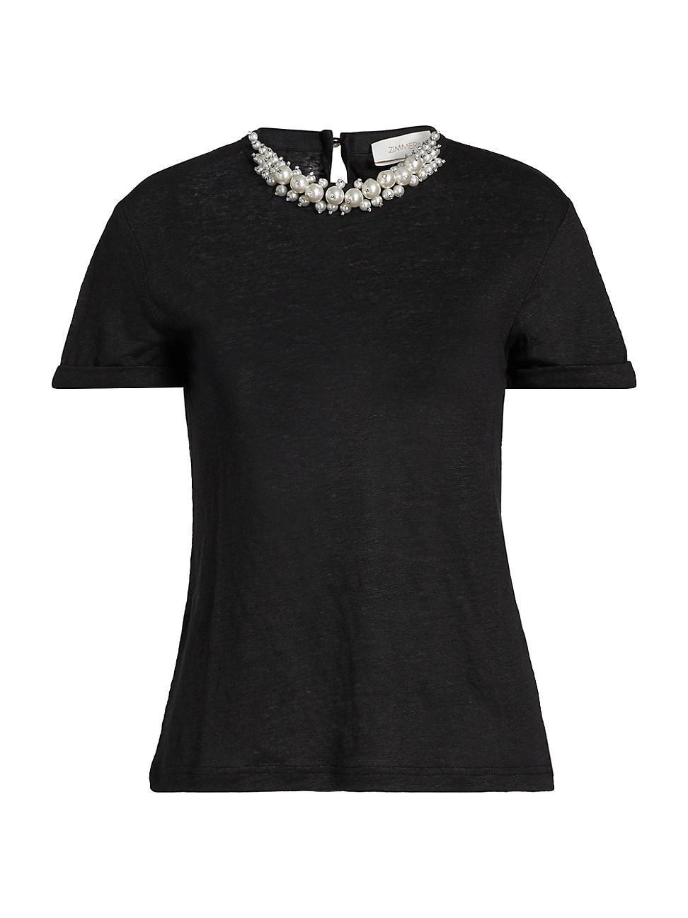 Womens Crush Embellished T-Shirt Product Image