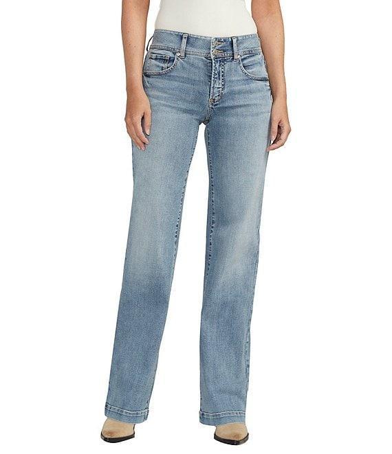 Silver Jeans Co. Suki Mid Rise Power Stretch Trouser Jeans Product Image