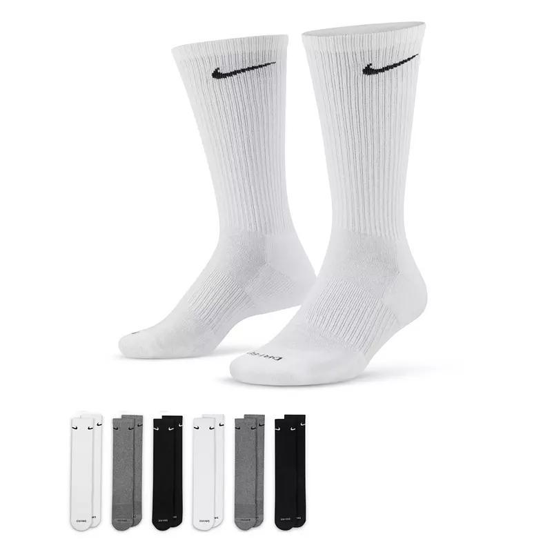 Mens Nike 6-pack Everyday Plus Cushion Crew Training Socks Product Image