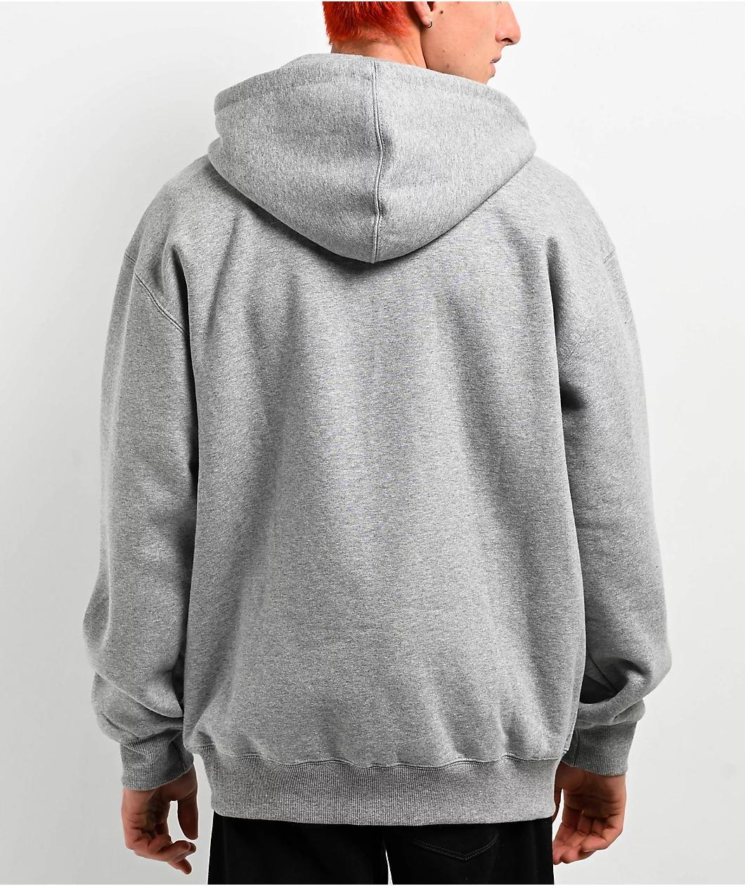 Empyre Yolked Grey Zip Hoodie Product Image