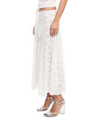 Lace Handkerchief Hem Skirt Product Image