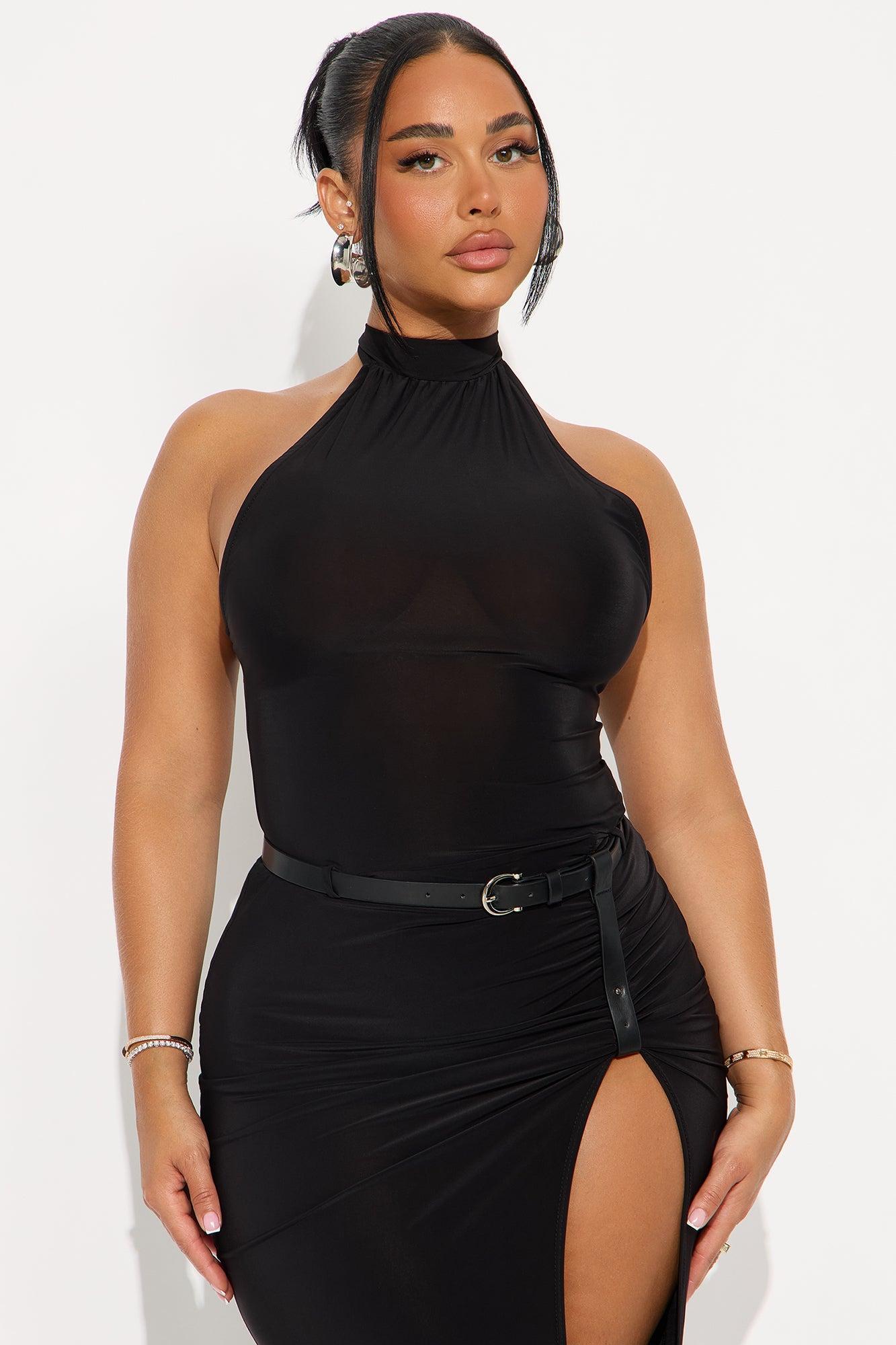 Call Me Never Maxi Dress - Black Product Image
