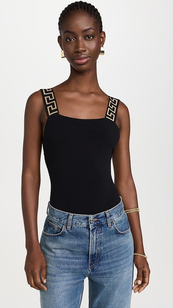 Versace Topeka Jersey Bi-Stretch Bodysuit | Shopbop Product Image