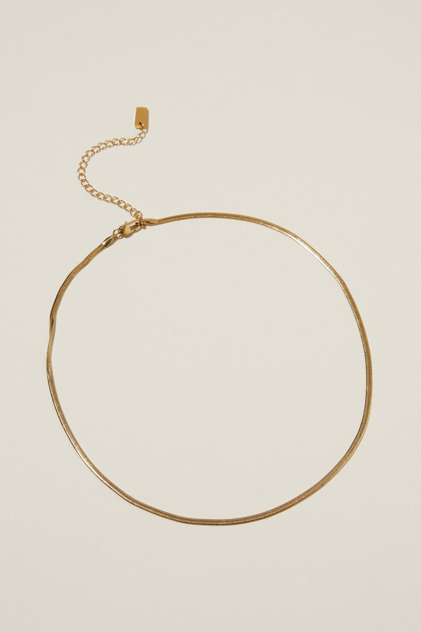 Waterproof Fine Chain Necklace Product Image