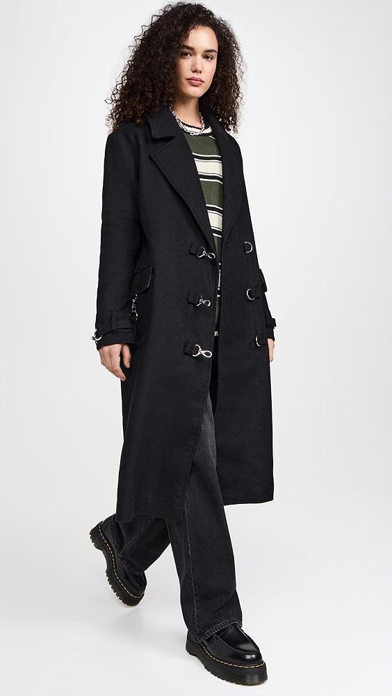 Ragged Priest Longline Buckle Coat | Shopbop Product Image