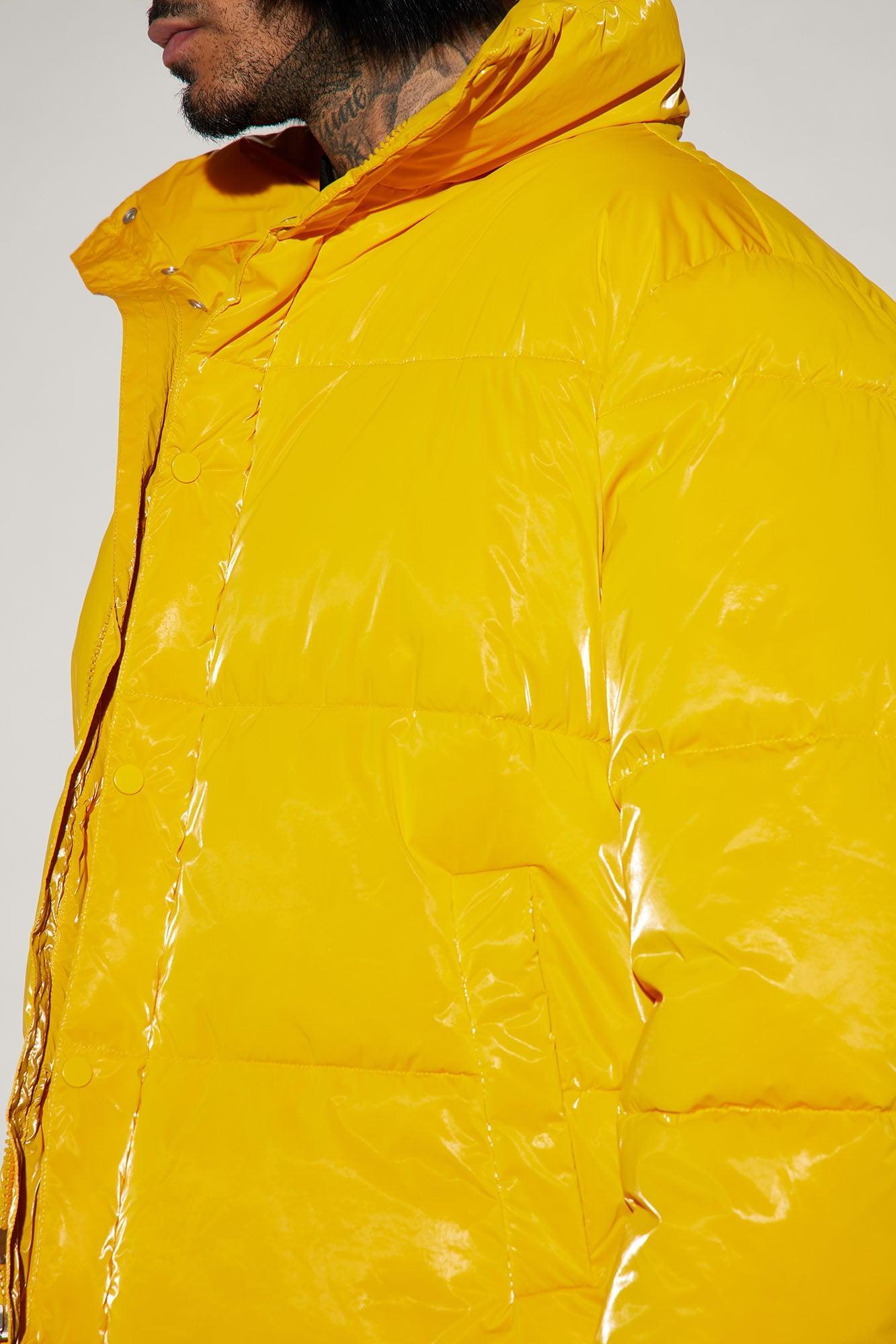 Garvey Puffer Jacket - Yellow Product Image
