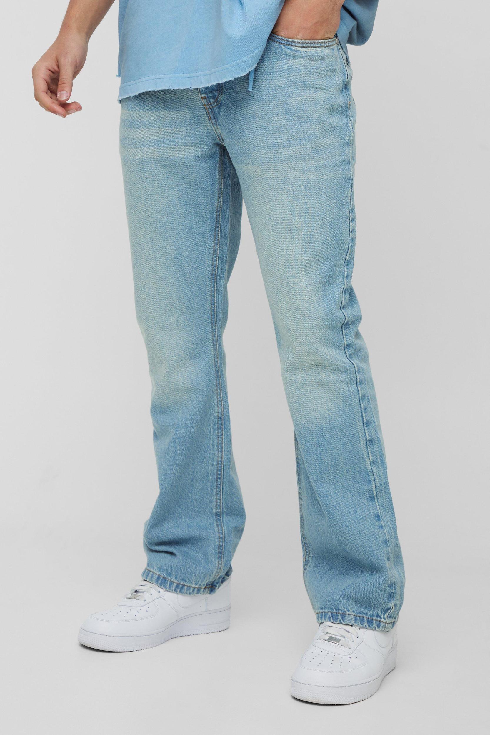 Mens Slim Rigid Flare Jean In Antique Blue Product Image