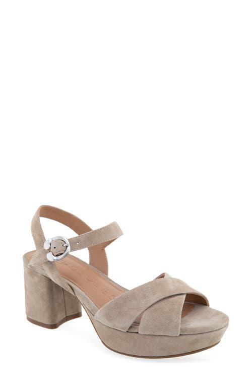 Aerosoles Cosmos Womens Suede Platform Sandals Product Image
